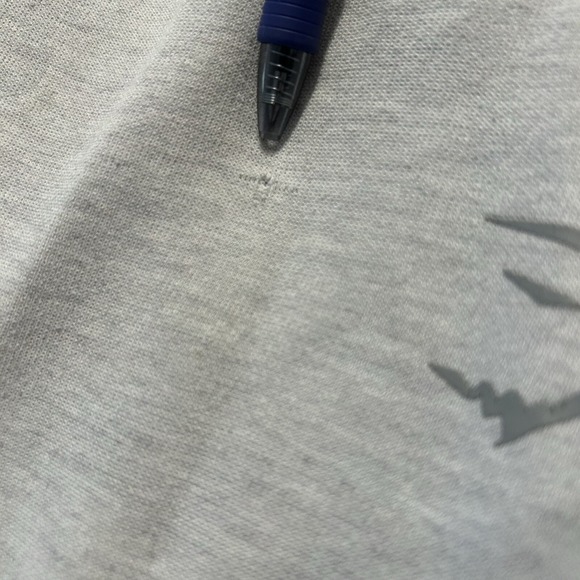 Gymshark Joggers Womens M Gray Fleece Sweatpants Drawstring Pockets Active *HOLE - Picture 4 of 16